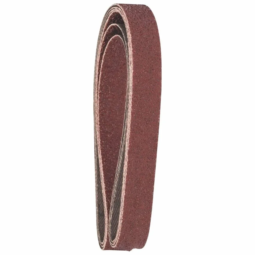 Bosch 2609256239 - Cinghie abrasive per Black & Decker Powerfile, larghezza: 13 mm, grana 120, per legno, 3 pezzi