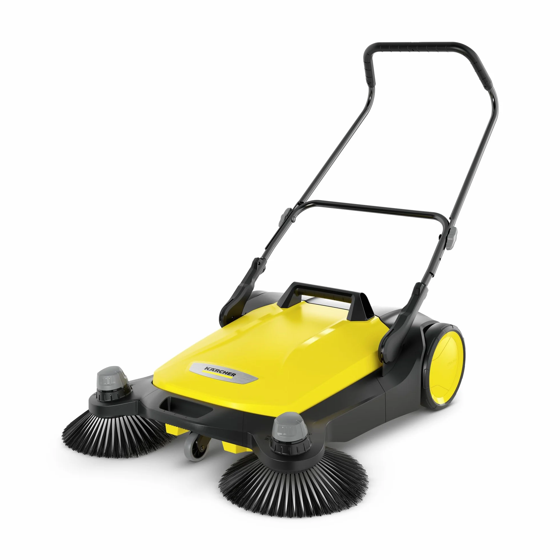 KÄRCHER Spazzatrice a spinta S 6 Twin, 2 spazzole laterali, area: 3000 m²/h, contenitore: 38 l, larghezza di lavoro: 860 mm, impugnatura ergonomica, autoportante, adatta per casa e giardino