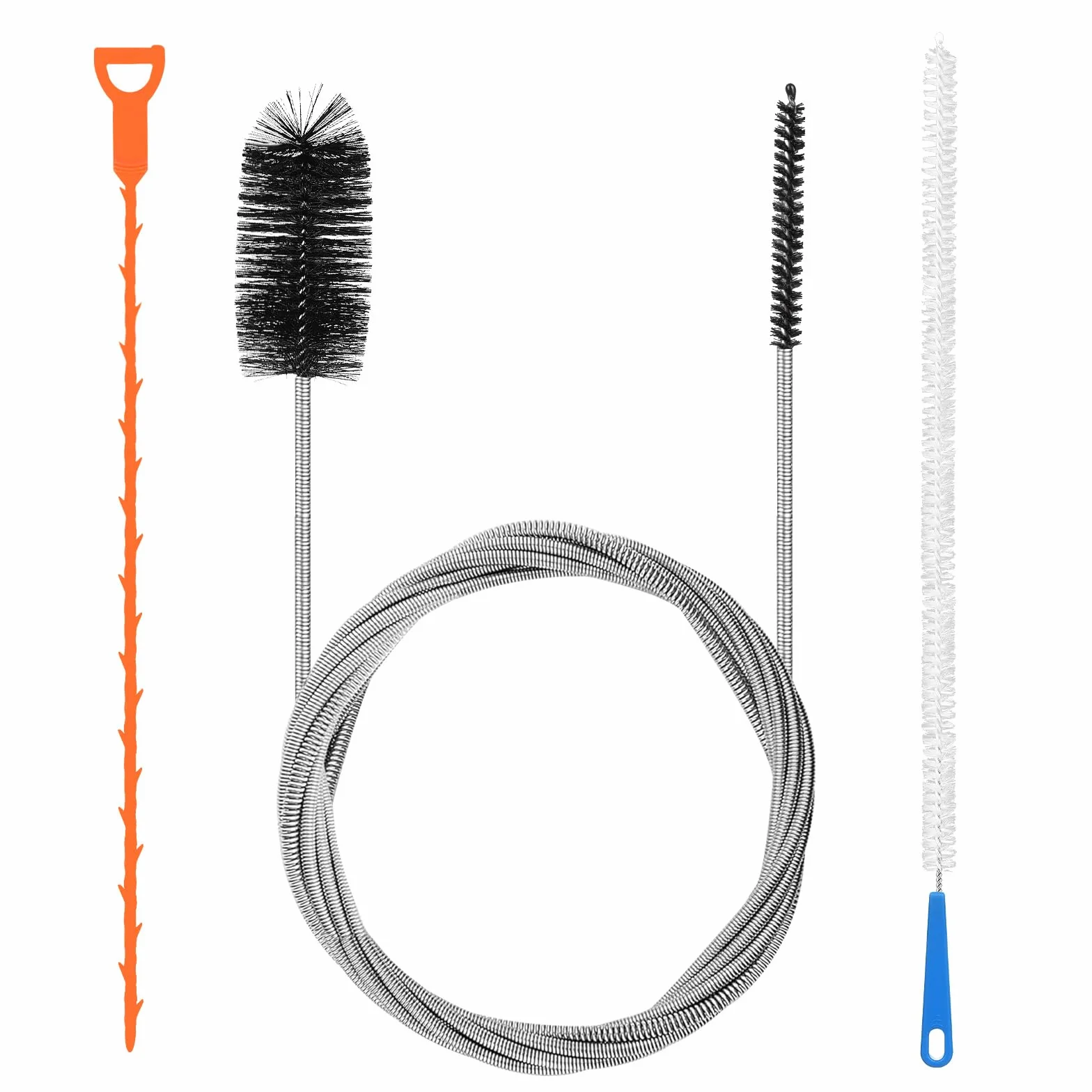 OSDUE Stura lavandini e Scarichi, 3 pezzi Pulitore a spirale, Stura Lavandino,Sonda Sturatubi, Riutilizzabile spazzola per la pulizia dei tubi, per Cucine Bagno Servizi Igienici Fognature