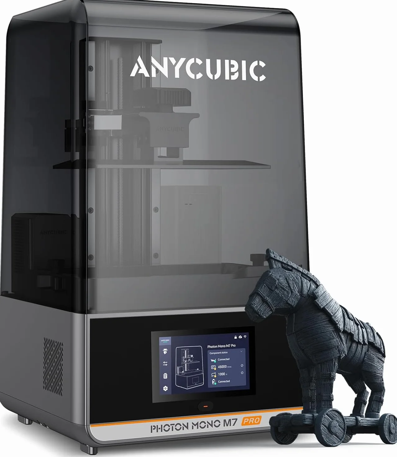 ANYCUBIC Photon Mono M7 Pro Resina 3D Stampante, Velocità Elevata di 170 mm/h con Alta Precisione 14K, Sistema di Stampa Assistito da Intelligenza Artificiale(223 x 126 x 230 mm)