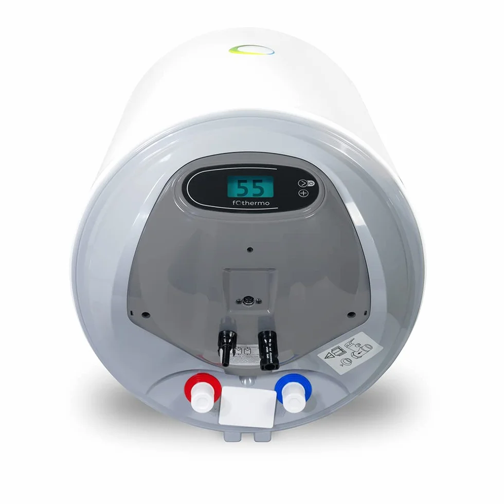 Fothermo Caldaia Fotovoltaica da 30 L, Scaldacqua a Energia Solare, Modern, Bianco