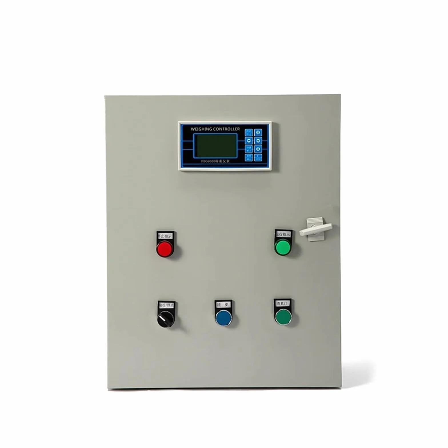 Sensore di peso della cella di carico digitale Indicatore di pesatura a nastro, migliora l'efficienza con schermo LCD Sistemi di controllo del display di pesatura a bilancia a nastro trasportatore