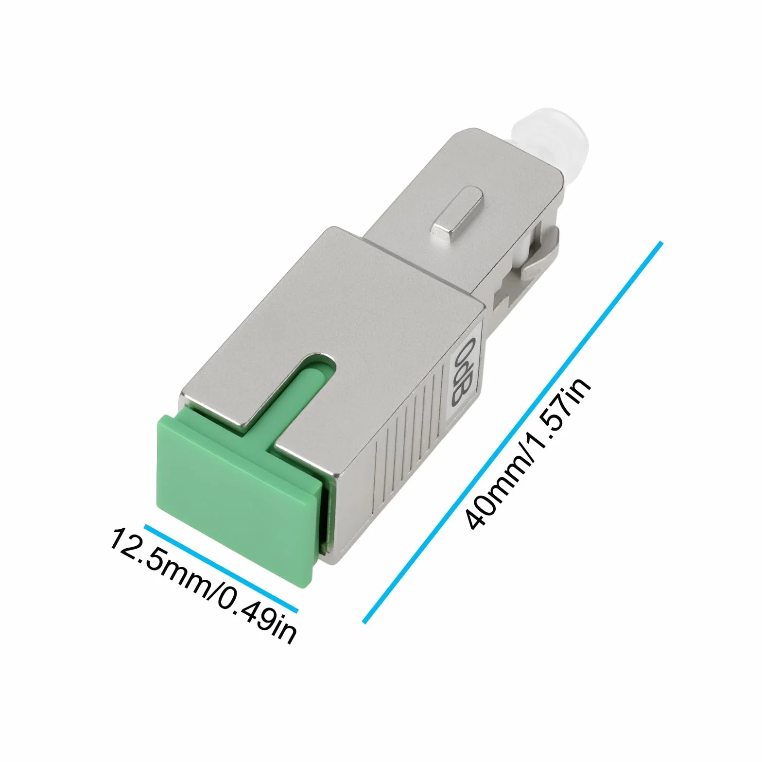 2x SC UPC maschio a SC APC femmina adattatore fibra ottica 1200-1600nm connettore manica ceramica a bassa perdita