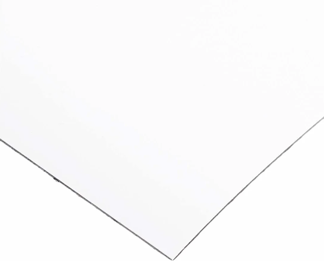 First4magnets Etichette magnetiche flessibili bianca lucida 100 x 60 x 0,76 mm 100 pz