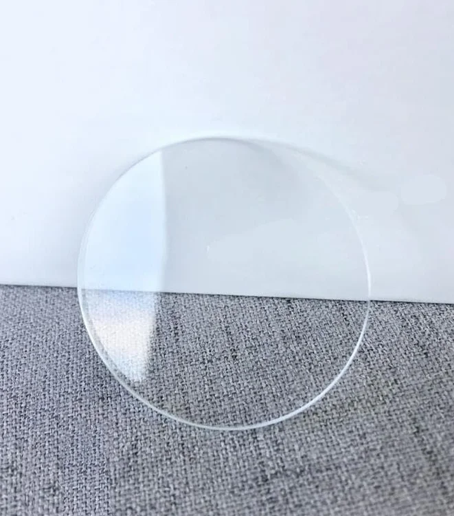 JUMELA Doppia Cupola Convessa Vetro Minerale for Orologio a Doppia Cupola Spessore 1,2 mm Cristallo Rotondo Diametro 38 mm-45 mm Len Curvo for Riparazione Orologi 1 Pezzo (Size : 45mm)