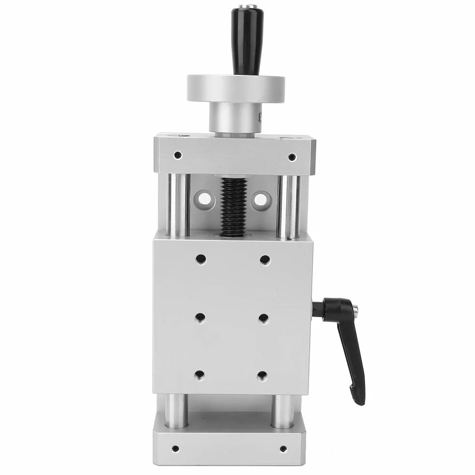 Attuatore lineare fase,vite sfere manuale tavola scorrevole fase trasversale 50mm,fase ferrovia lineare,alta precisione lega alluminio,per attrezzatura automatica,macchine utensili 80x80mm