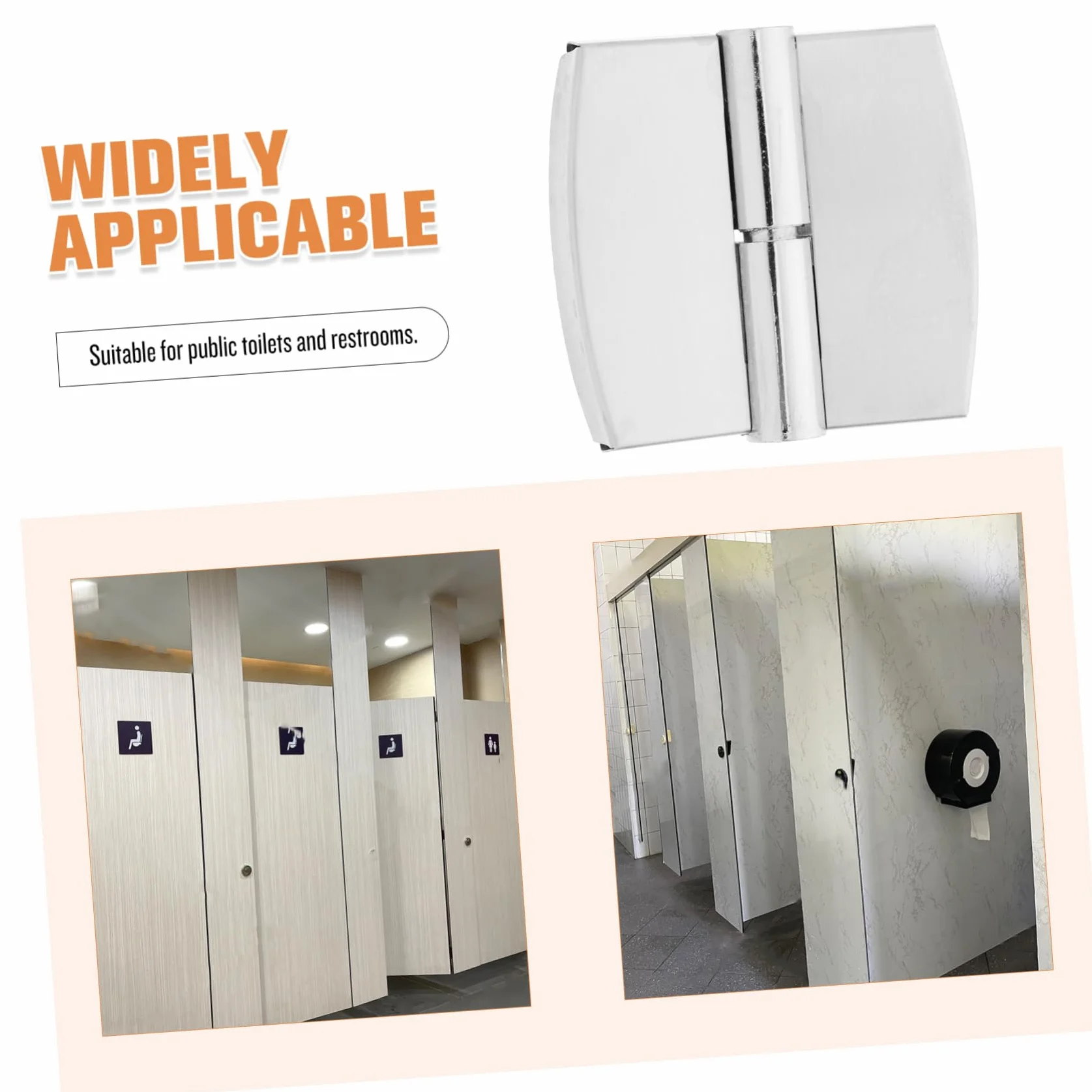 Cerniere in Acciaio Inossidabile per Porte con Chiusura Automatica Regolabili 3.15x2.95x0.59in per Uso Commerciale