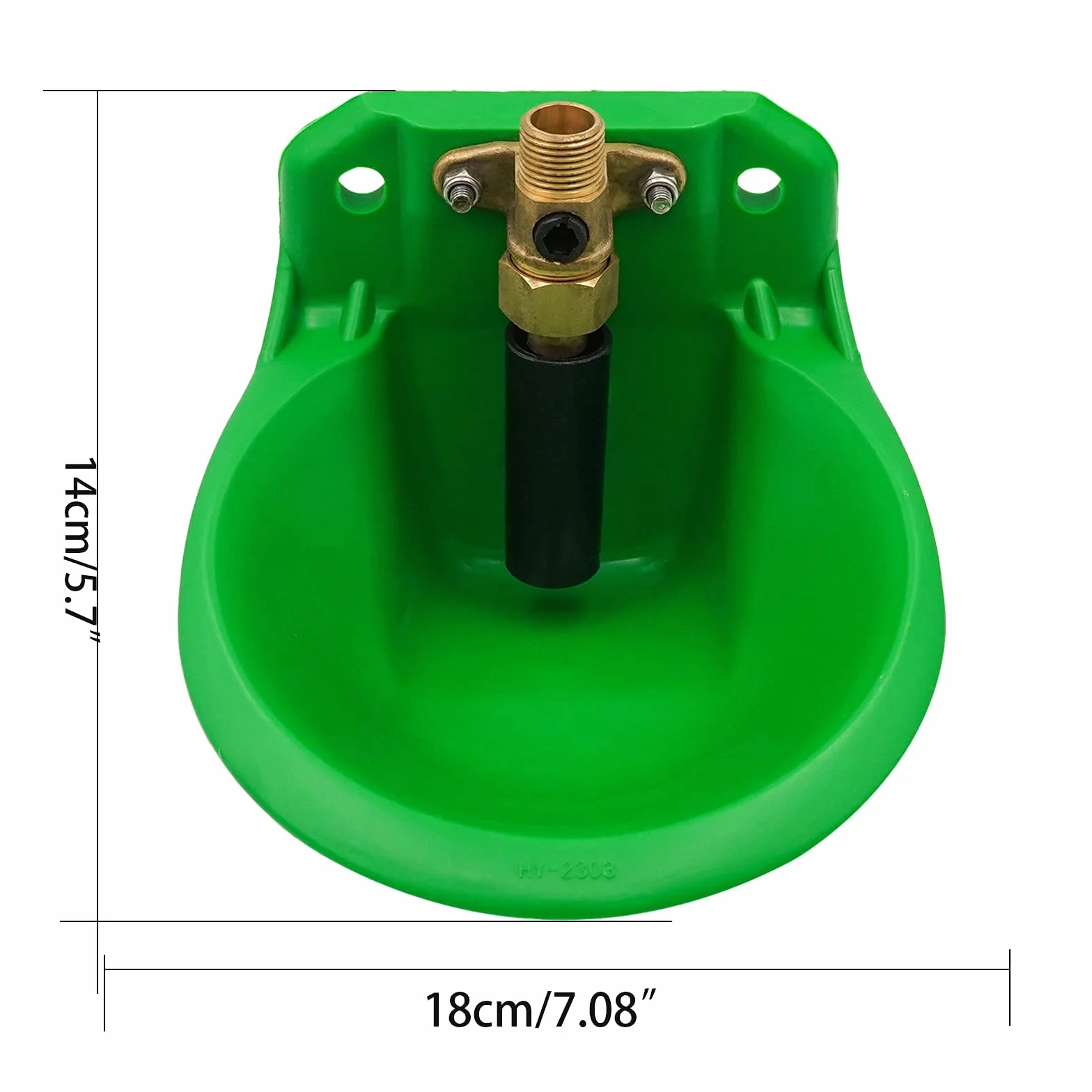 Abbeveratoio automatico per il bestiame, in plastica, per la fattoria, per l'alimentazione, per l'acqua, in plastica, per cani, bovini, capra, pecora, maiale