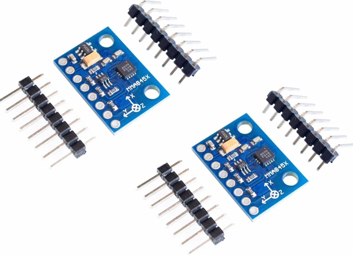 2 pezzi Accelerometro triassiale digitale GY-45 MMA8452 con inclinazione ad alta precisione