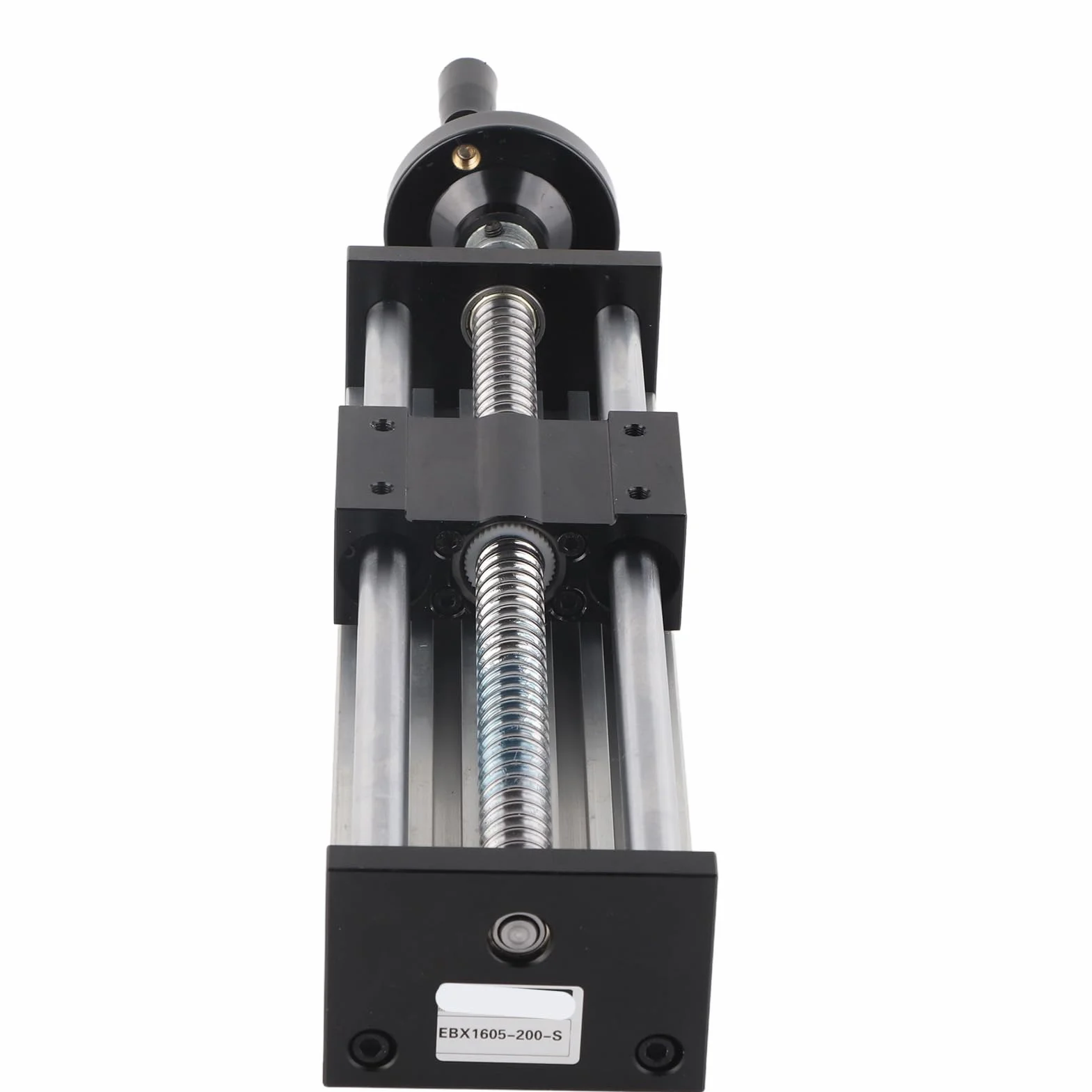 Tavola Scorrevole Manuale a Sfere a 2 Assi a Slitta Lineare Piattaforma di Guida Precisa Corsa 200 Mm con Cuscinetti Lineari(EBX1605)