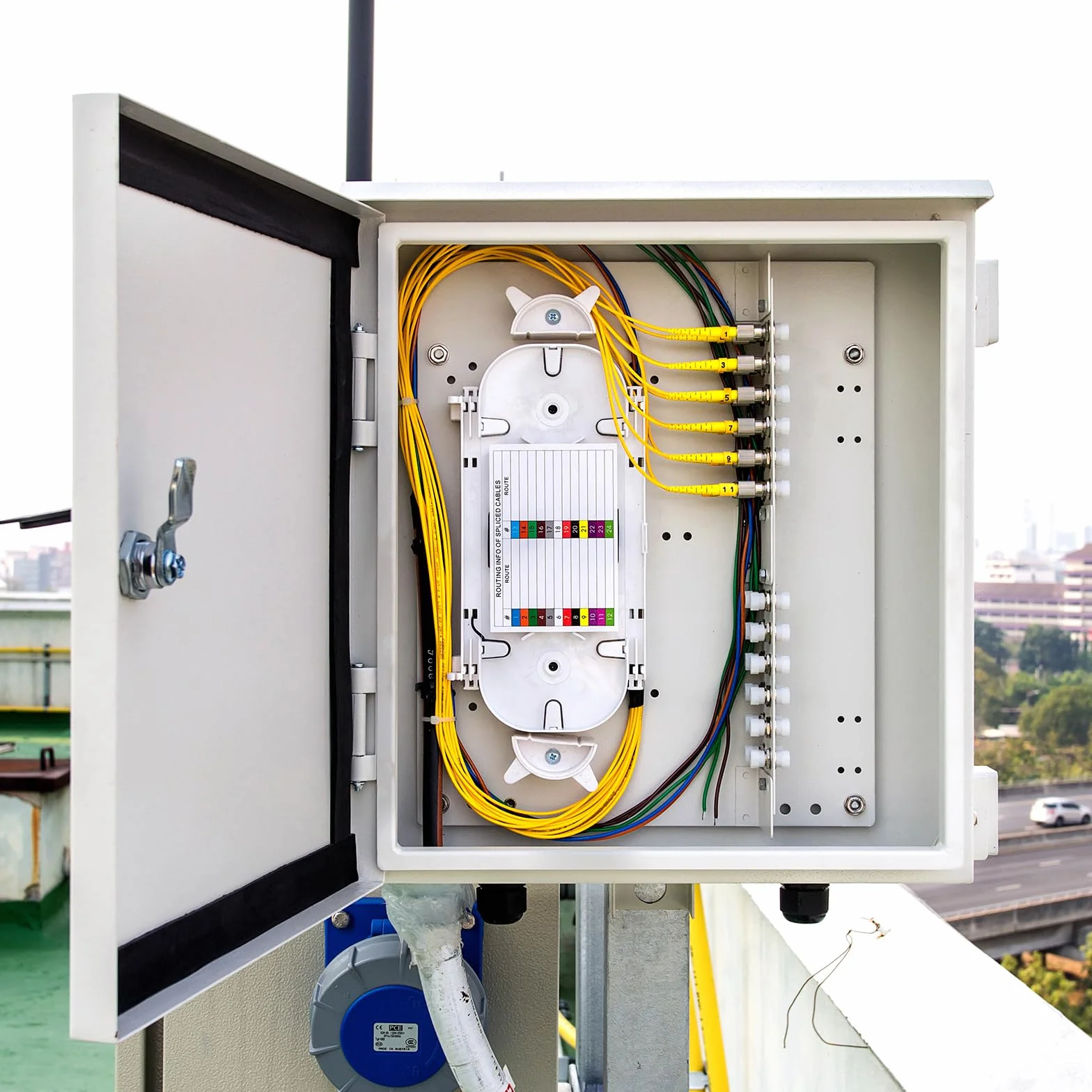 QUARKZMAN Adattatore Ottico in Fibre Lc Femmina-Sc/Upc Femmina, Adattatore Simplex a Singola Modalità, Lc-Sc/Upc, per Connettore di Rete Internet, 1 Pezzo