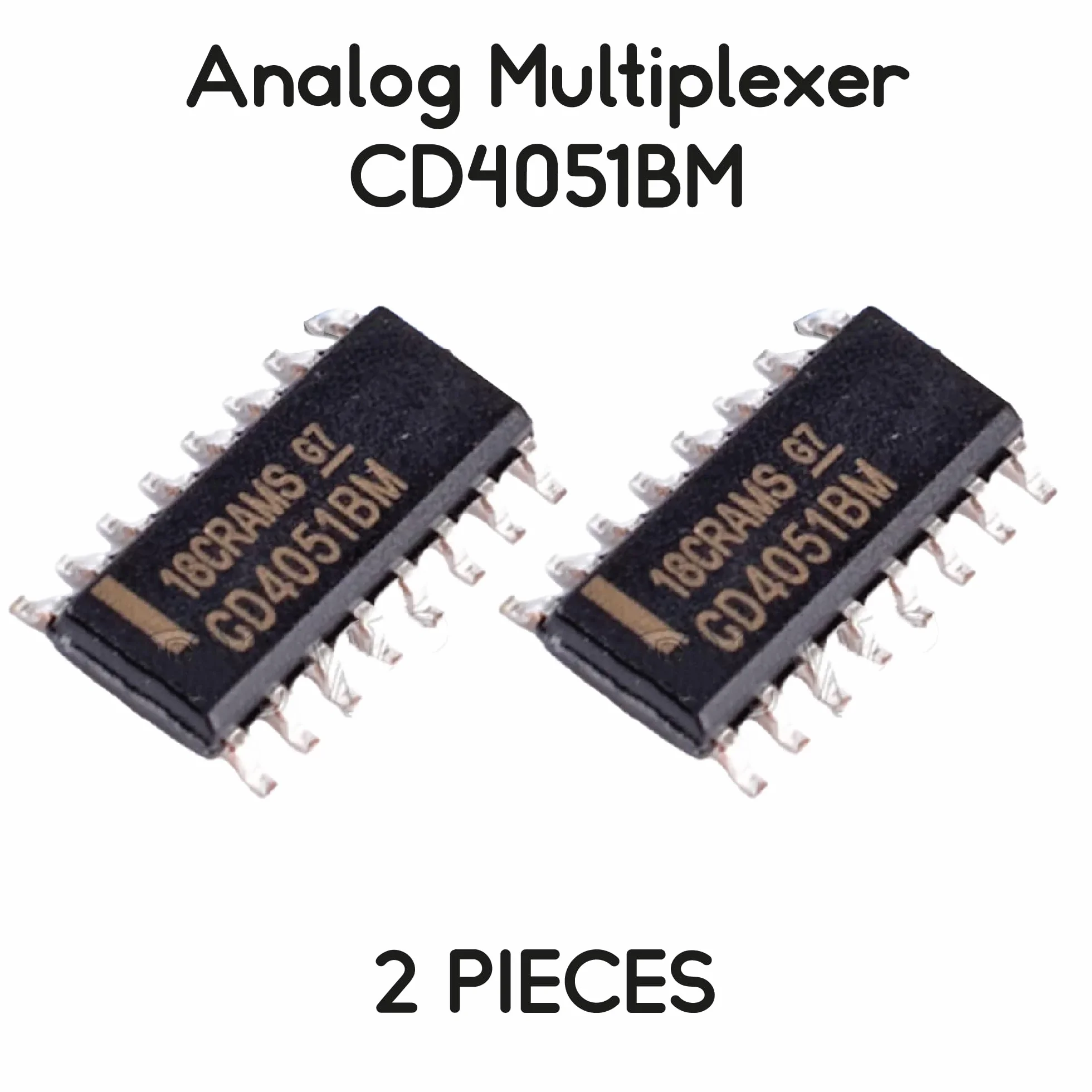Kit di 2 multiplexer analogici CD4051BM CD4051B CD4051 SMD SOIC-16