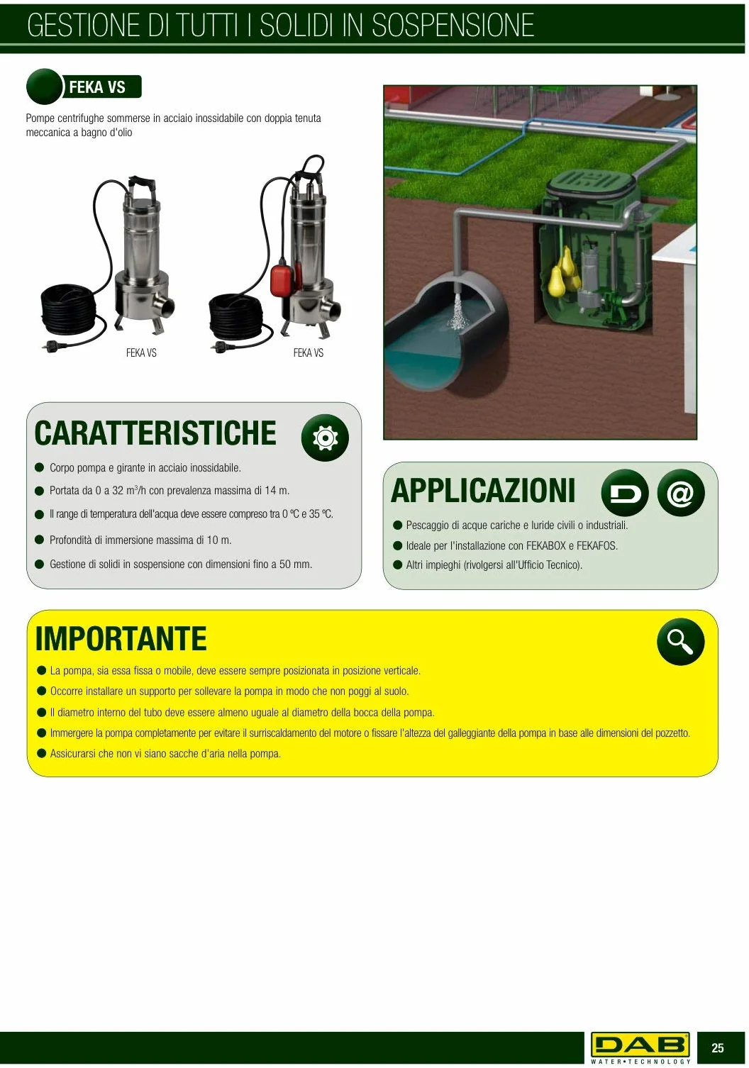 DAB FEKABOX 110 LT - Stazione automatica di raccolta e sollevamento acque reflue