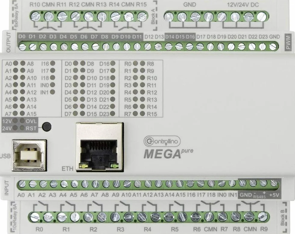 MEGA pure 100-200-10 Modulo di controllo PLC