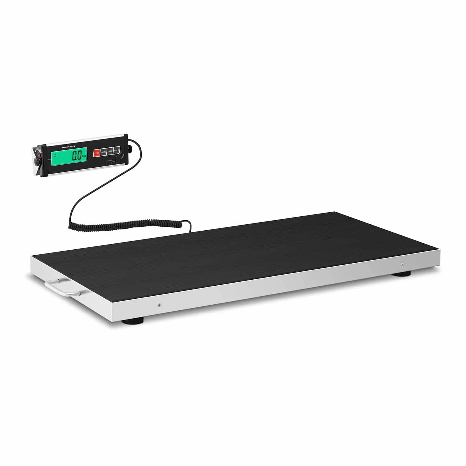 Steinberg Systems Bilancia Da Pavimento Bilancia Industriale Da Terra Per Animali SBS-PS-300 (300 kg / 100 g, Tappetino antiscivolo, LCD)