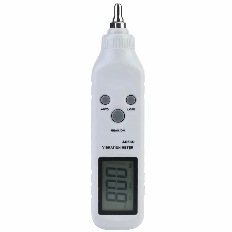 Digital Vibration Meter Tester Pocket Pen Analizzatore di Vibrazioni, Accelerometro di sensibilità AS63D