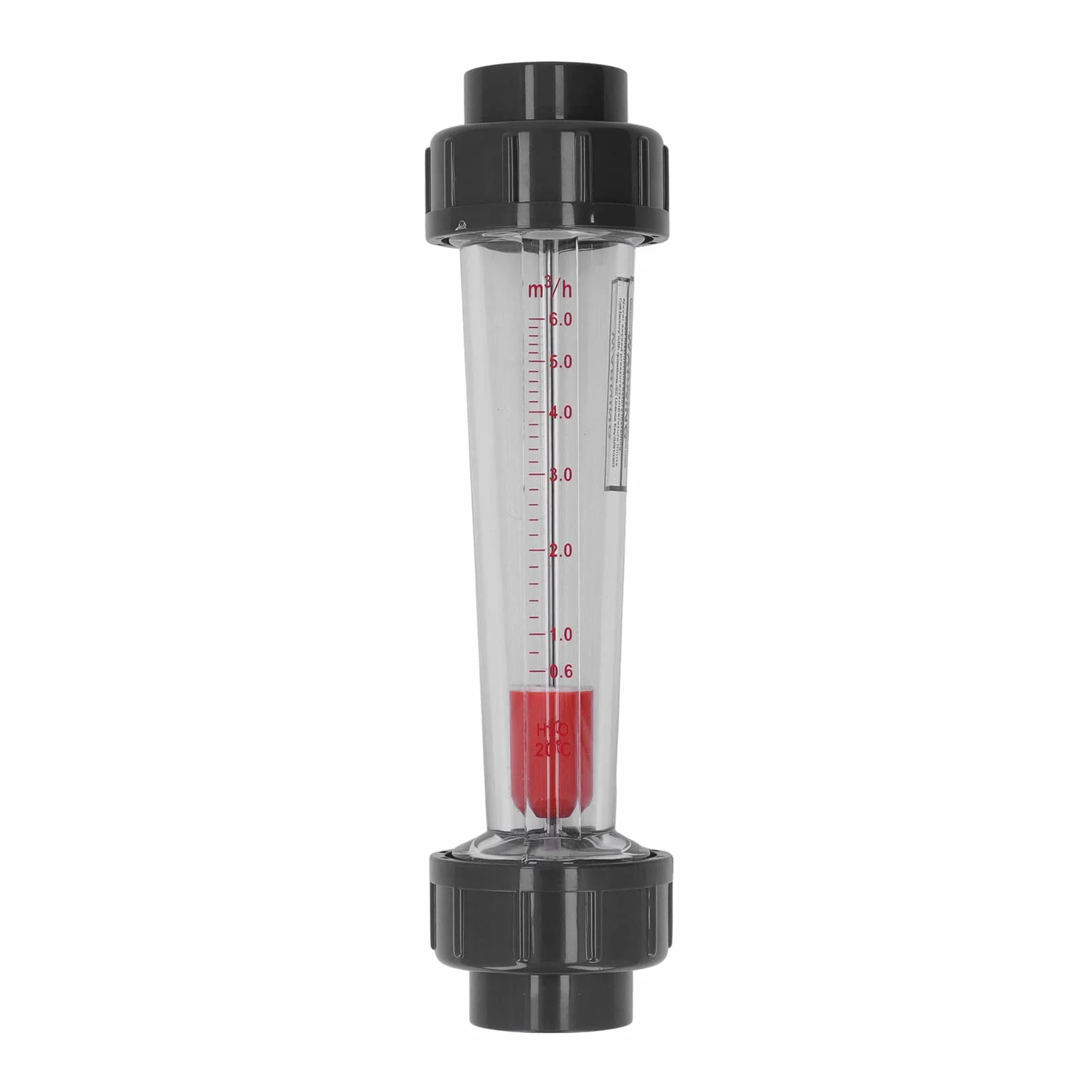 Misuratore di Portata per Acqua 0,6-6 M³/h DN32 40 mm Plastica Galleggiante ABS