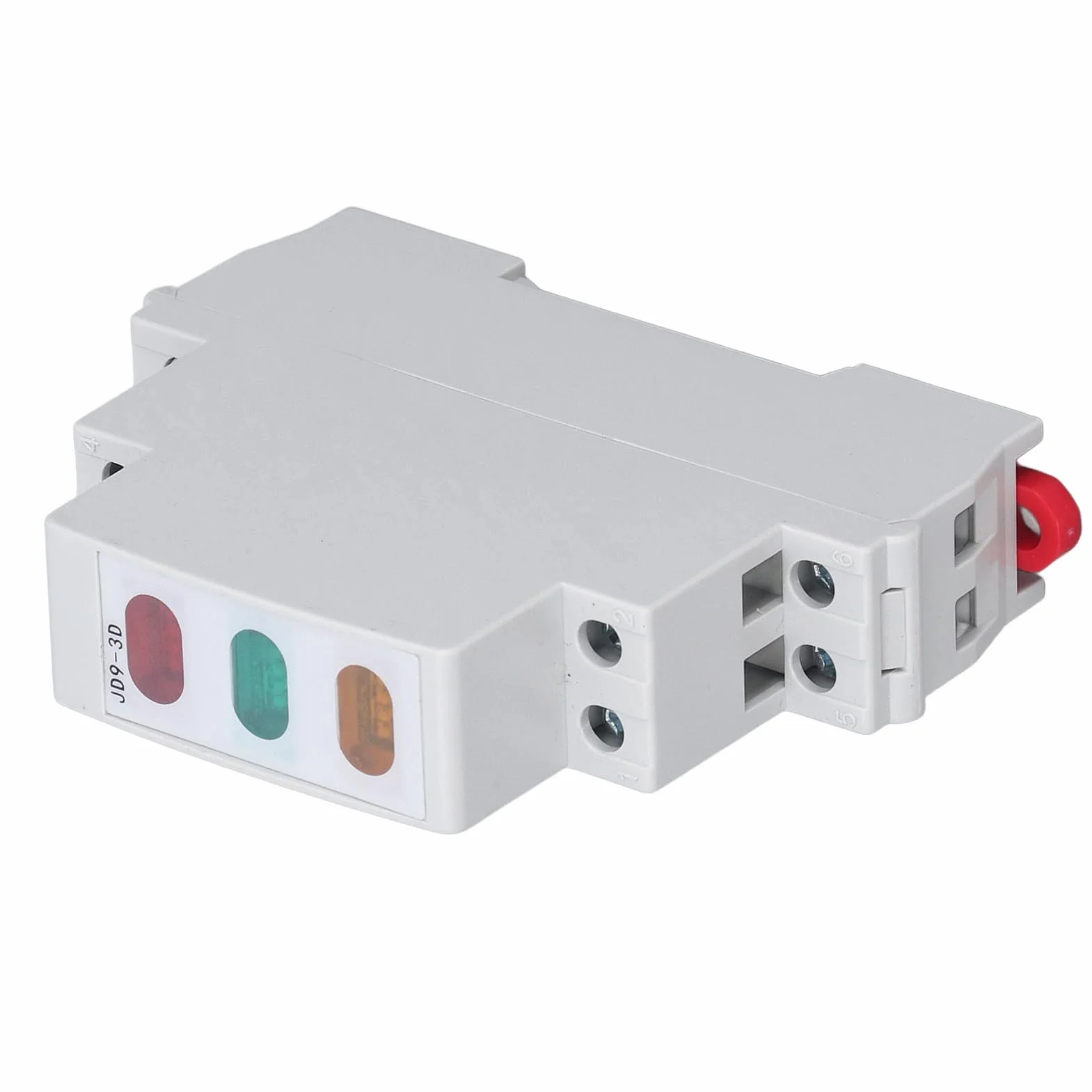 Lampada Spia LED 230V Rosso Giallo Verde per Guida DIN Segnalazione Stato