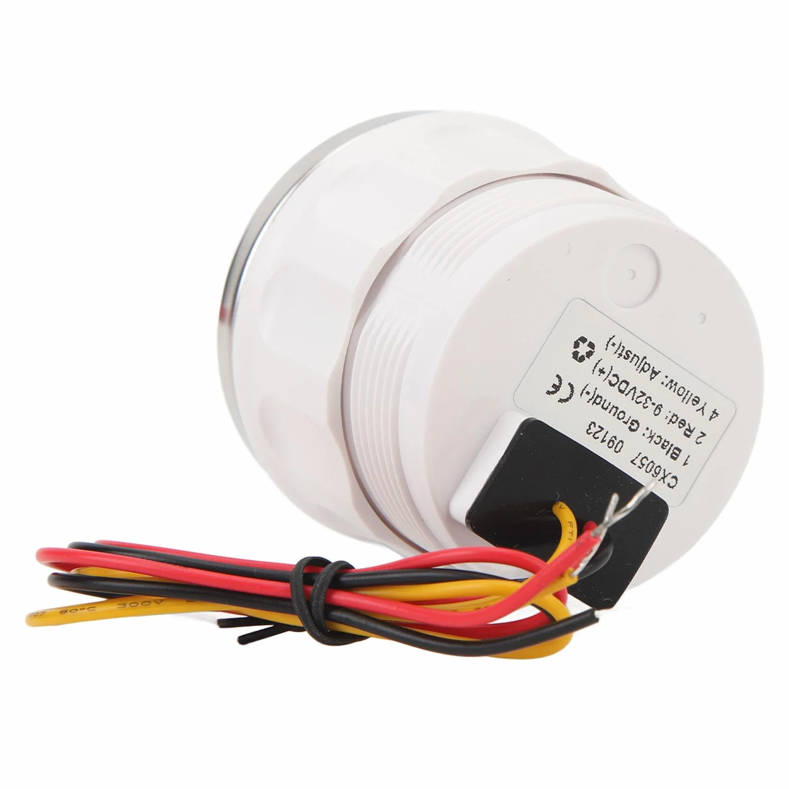 Contaore Digitale Rotondo 52MM DC 9V Alta Precisione per Barche Yacht Camper