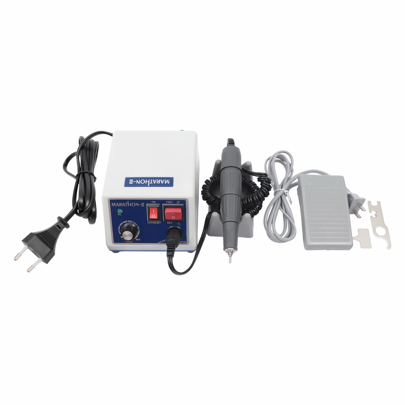 Micromotore da laboratorio, 0-35,000 rpm, motore elettrico da 2,35 mm, portabilità 65 W, lucidatrice per, gioiellieri, artigiani, attrezzature da laboratorio