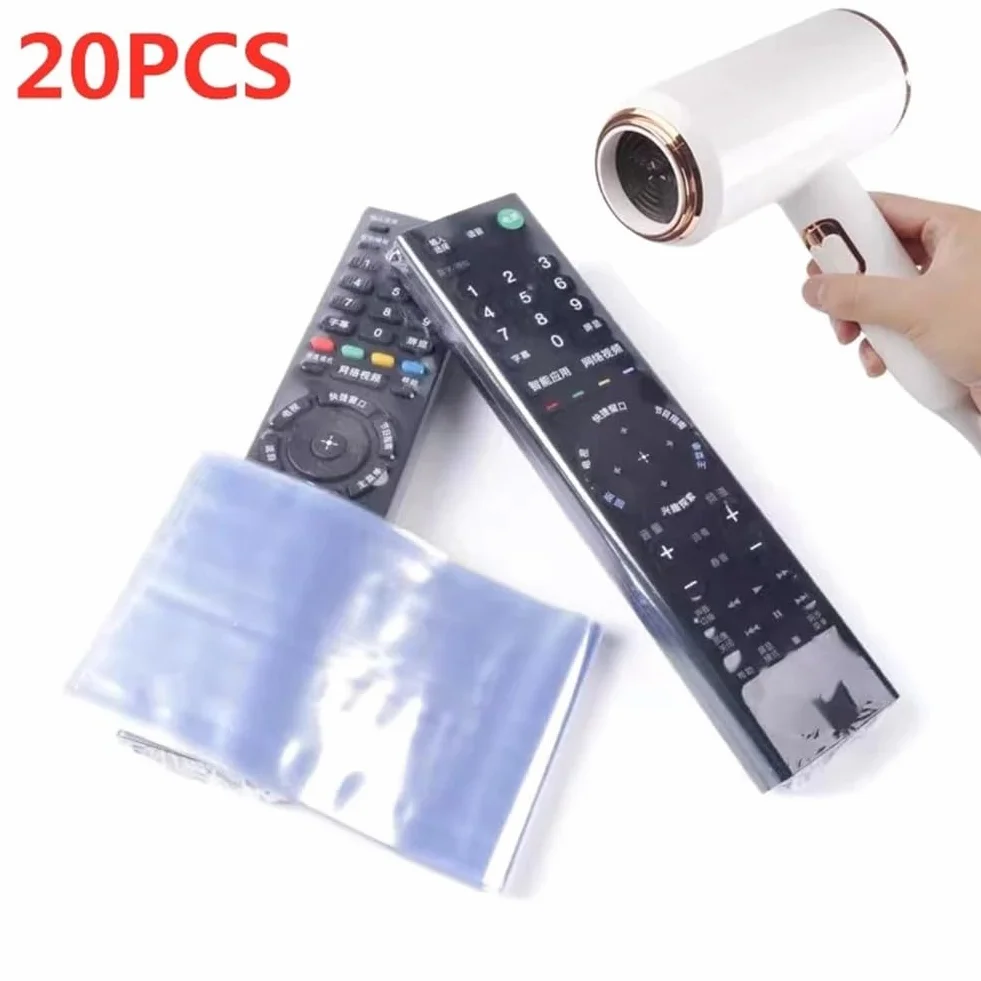 20 pellicole termoretraibili trasparenti per TV / aria condizionata, per telescopio, borsa di protezione universale, 8 x 25 cm
