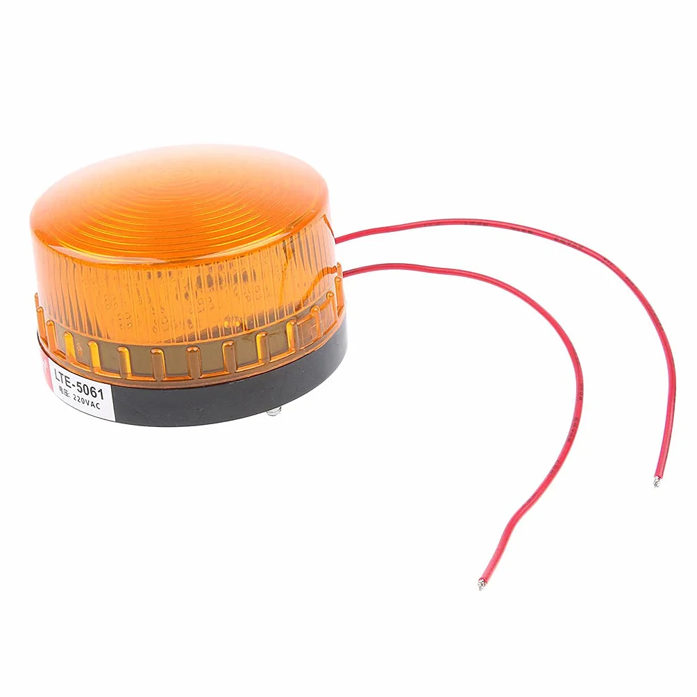 2 Pezzi Spia Luminosa Emergenza Faro LED Stroboscopico Lampeggiante 220V