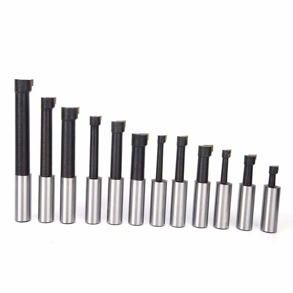 Set di Teste per alesare 75 mm, Kit di Utensili per alesatura 12 Pezzi, Set di taglierini per Testa per alesare F1-18 40CR con Scatola di immagazzinaggio, Kit di Utensili per fresatura CNC ad al