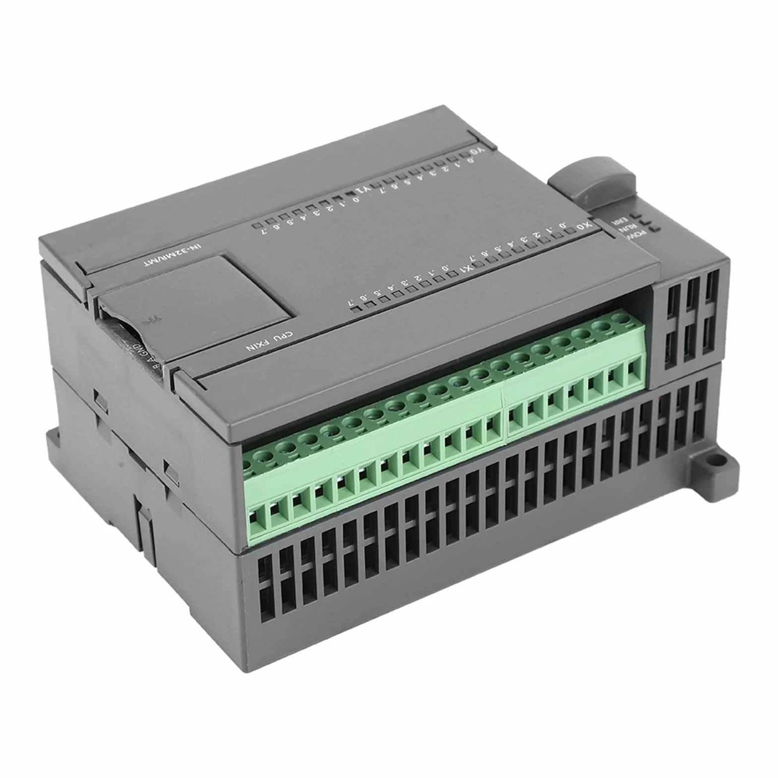Controller PLC 4 Canali 24V DC, Scheda di Controllo Logico Programmabile 32 Bit MCU, 16 Ingressi 16 Uscite Transistor, Compatibile FX1N-32MT, Impiego Industriale