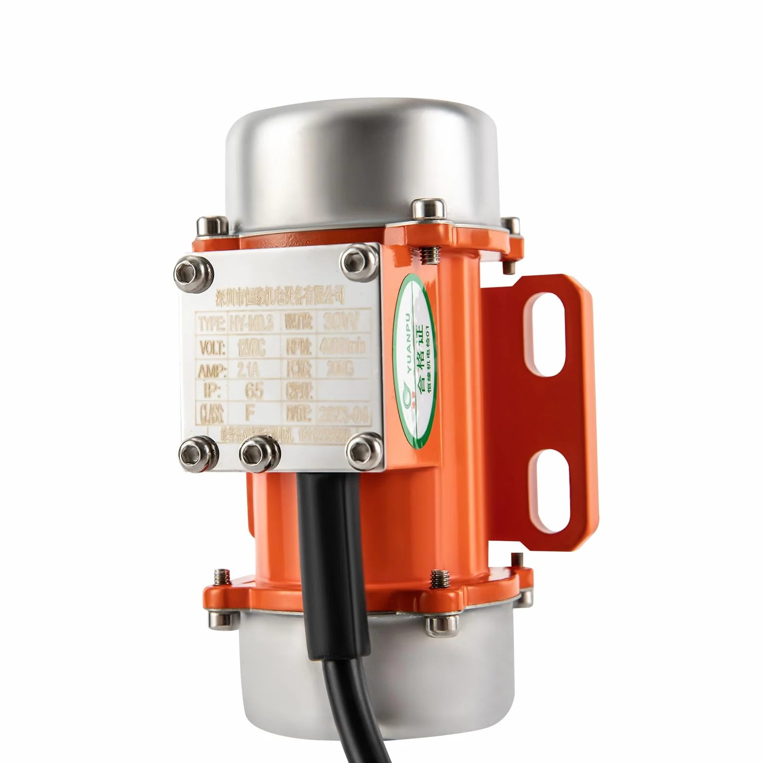 motore a vibrazione trifasincrono, 0-4000 giri/min, motore a vibrazione a 3 fasi, velocità regolabile, 30 W, motore a vibratore asincrono, motore a vibrazione (cablaggio senza spina