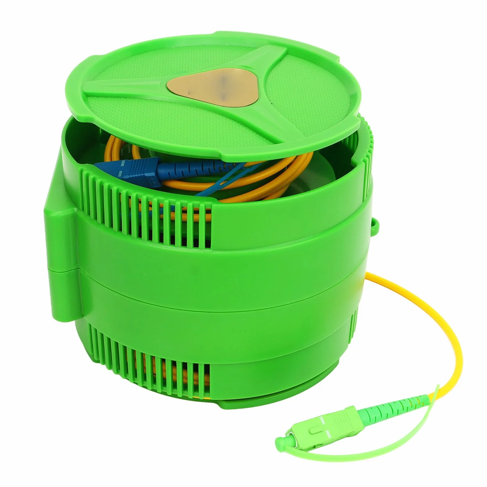 Chrees Cavo Jumper in Fibra Monomodale Cavo di Lancio Compatto SCUPC SCAPC OTDR per Testare le Linee in Fibra Ottica (500M)