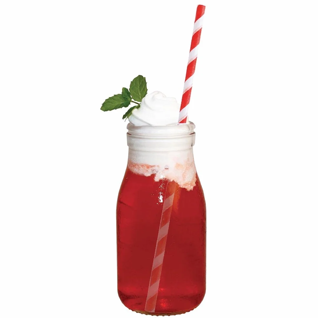 Olympia 198,4 gram mini bottiglie di latte 200 ml in vetro