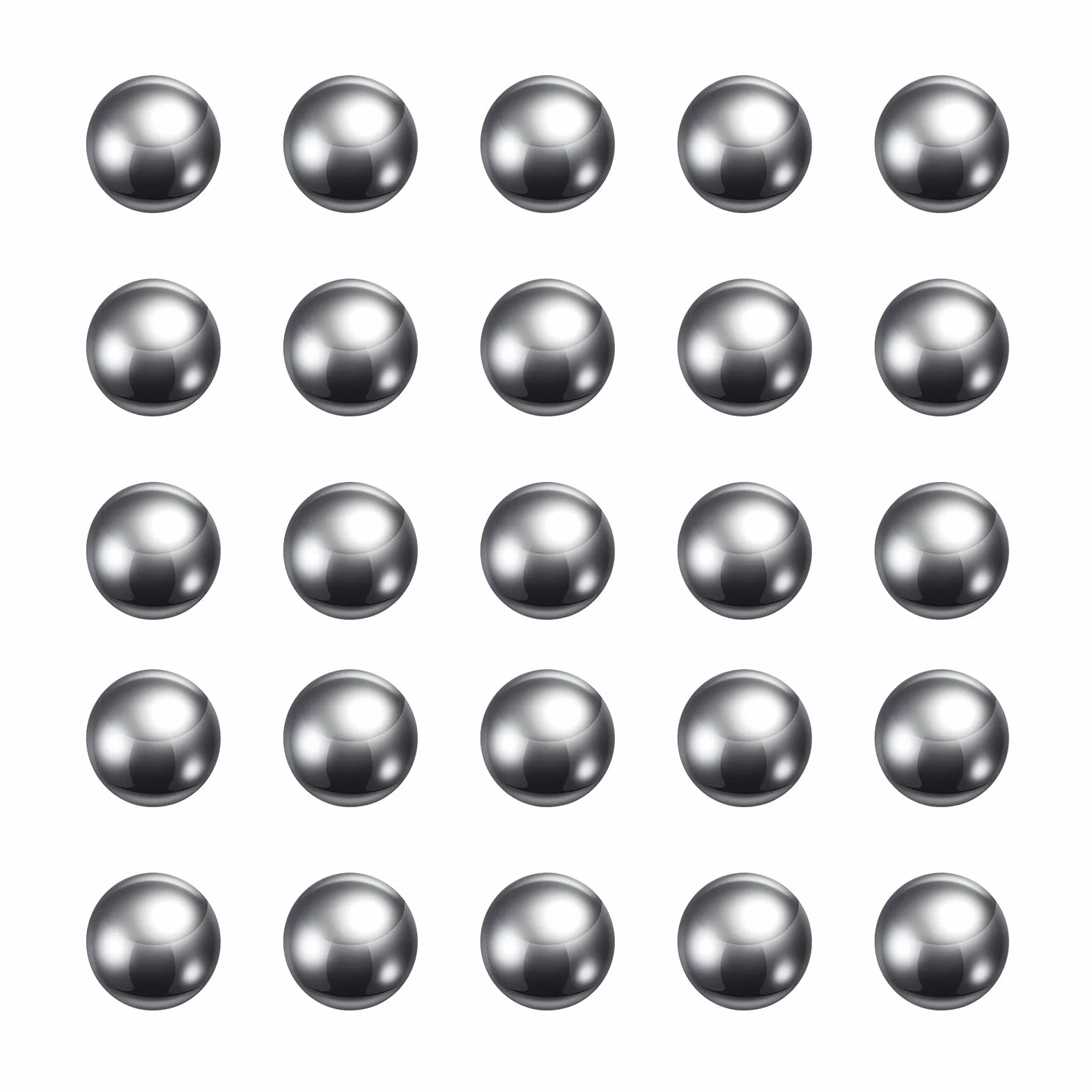 Sfere Cuscinetto Precisione 6mm 316L Acciaio Inossidabile 80pz QUARKZMAN