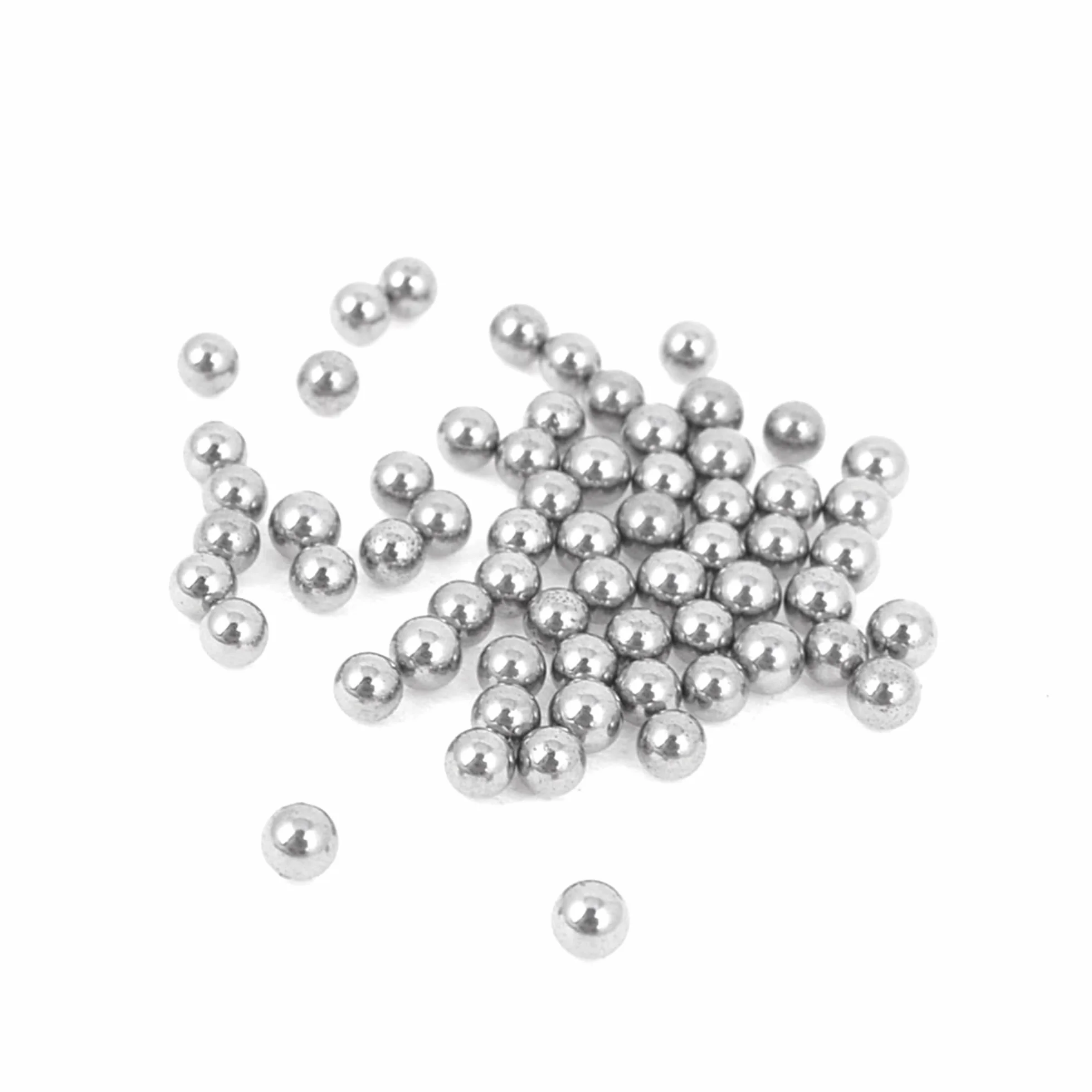 60 Pezzi 3 mm Sfere in Acciaio Inossidabile per Bici Ruota Ricambio