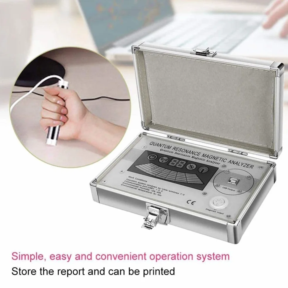 Quantum Magnetic Resonance Health Analyzer, Quantum Analyzer, Software di Supporto Multilingue Adatto a Tutti I Sistemi Windows in Grado di Testare Rapidamente E Accuratamente La Salute Fisica