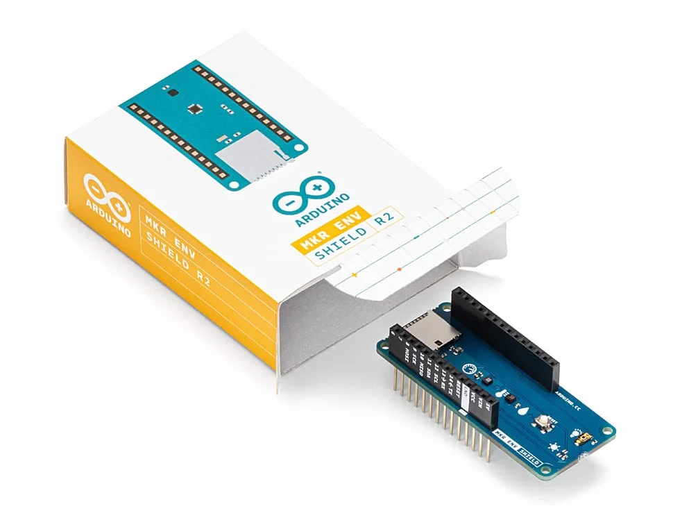 Arduino MKR ENV Shield [ASX00029] - Schermo per sensori ambientali per progetti IoT, misurazione della qualità dell'aria e della temperatura con Arduino MKR