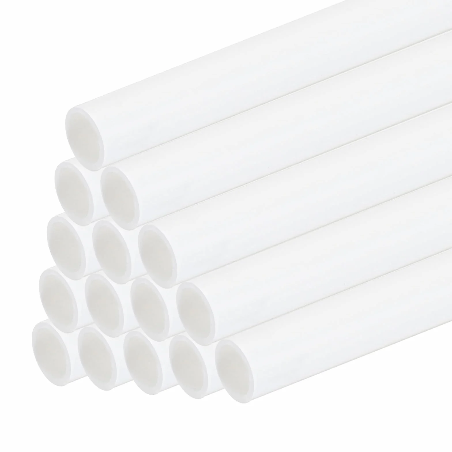 QUARKZMAN Tubo in Plastica ABS Rotondo 3mm x 250mm Bianco 20 pezzi per Modelli Architettonici