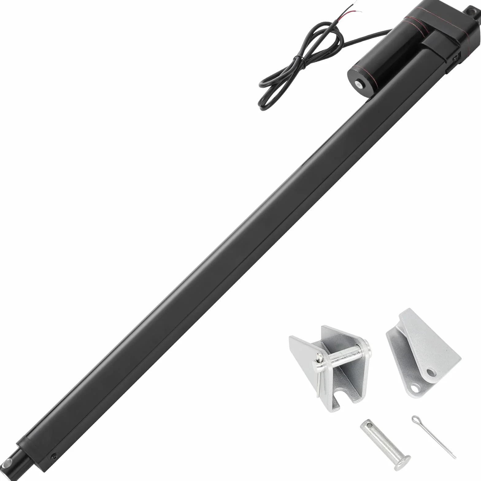 Hub da 1000 mm, 1500 N, IP65, impermeabile, attuatore lineare, 12 V, motore lineare, 10 mm/s, con staffe di montaggio per porta Lift Coop, armadio, apriporta, automazione domestica