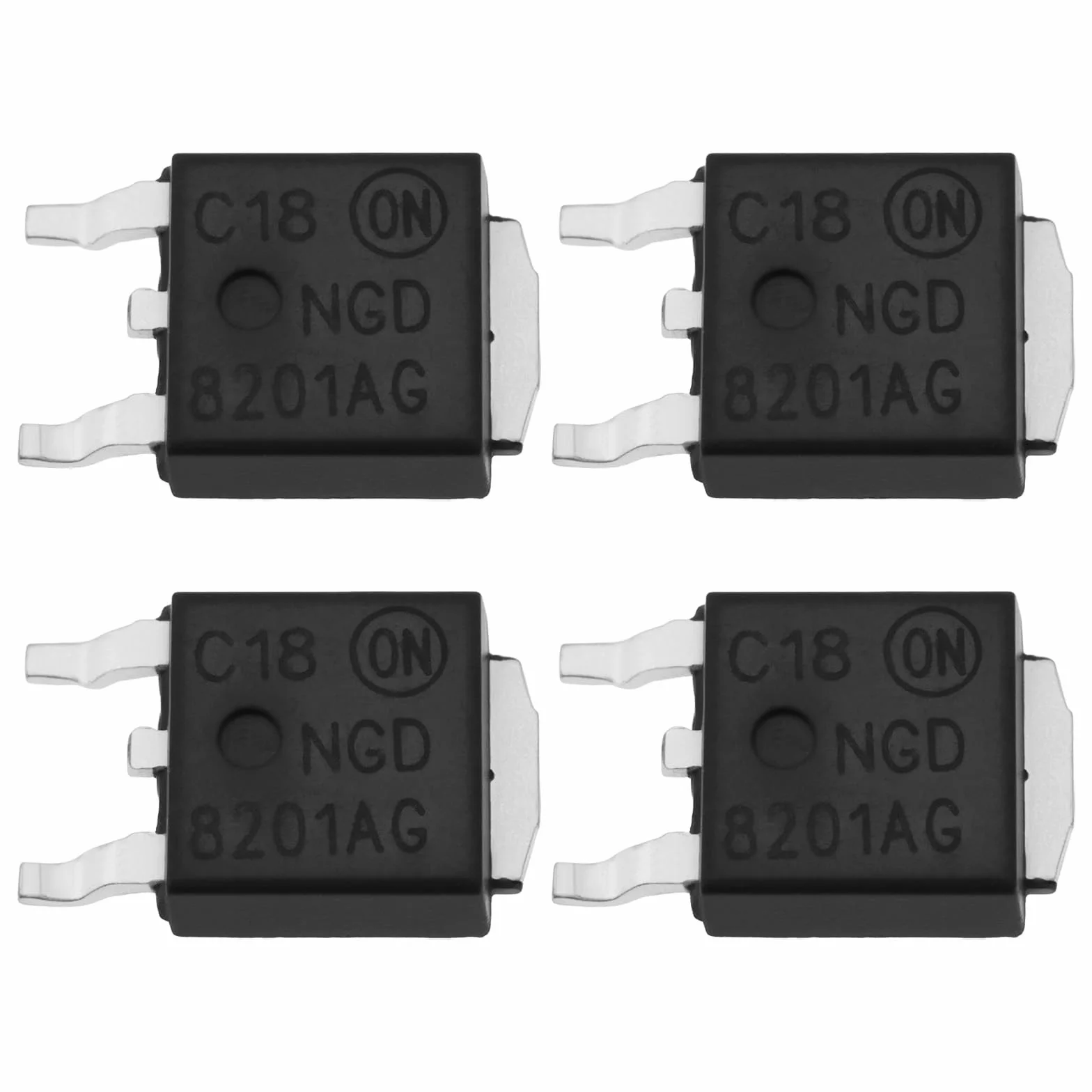 4 Pezzi NGD8201AG IC Chip TO-263 Circuito Integrato Per Lavori Di Circuiti Domestici Fai Da Te