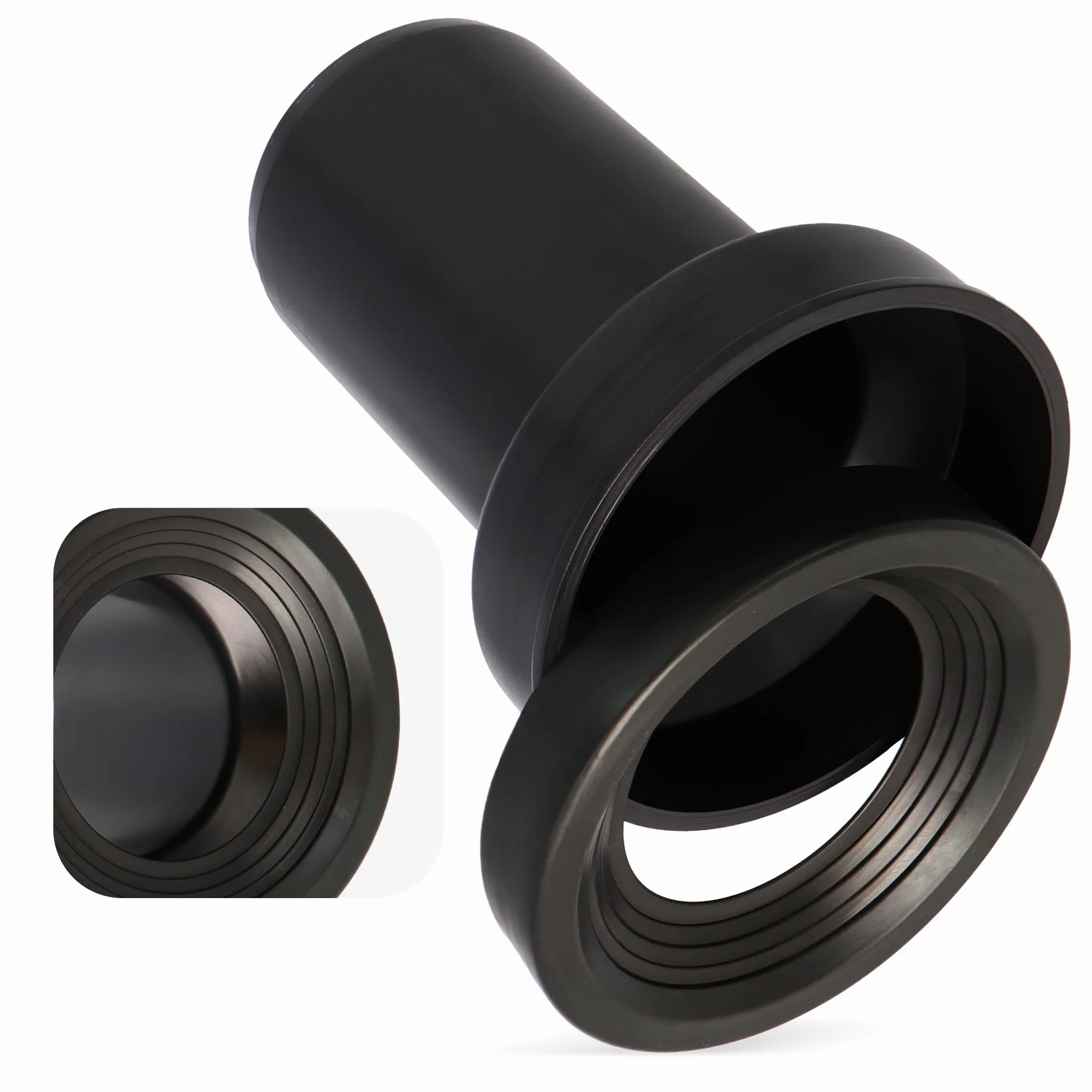Tubo di scarico 90x150 da parete connettore WC scarico fognario polipropilene incasso