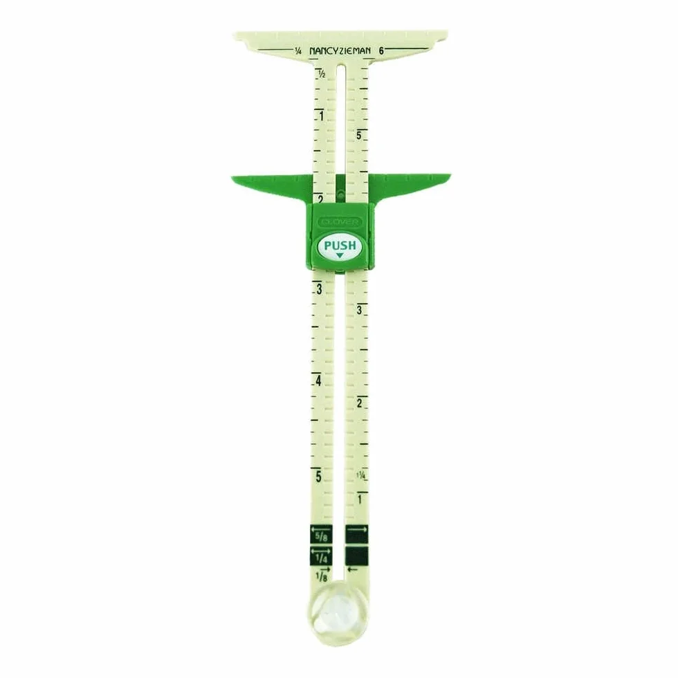 Clover 9506 Calibro Scorrevole 5 in 1 con Nancy Zieman, 9,13 x 4 x 0,38