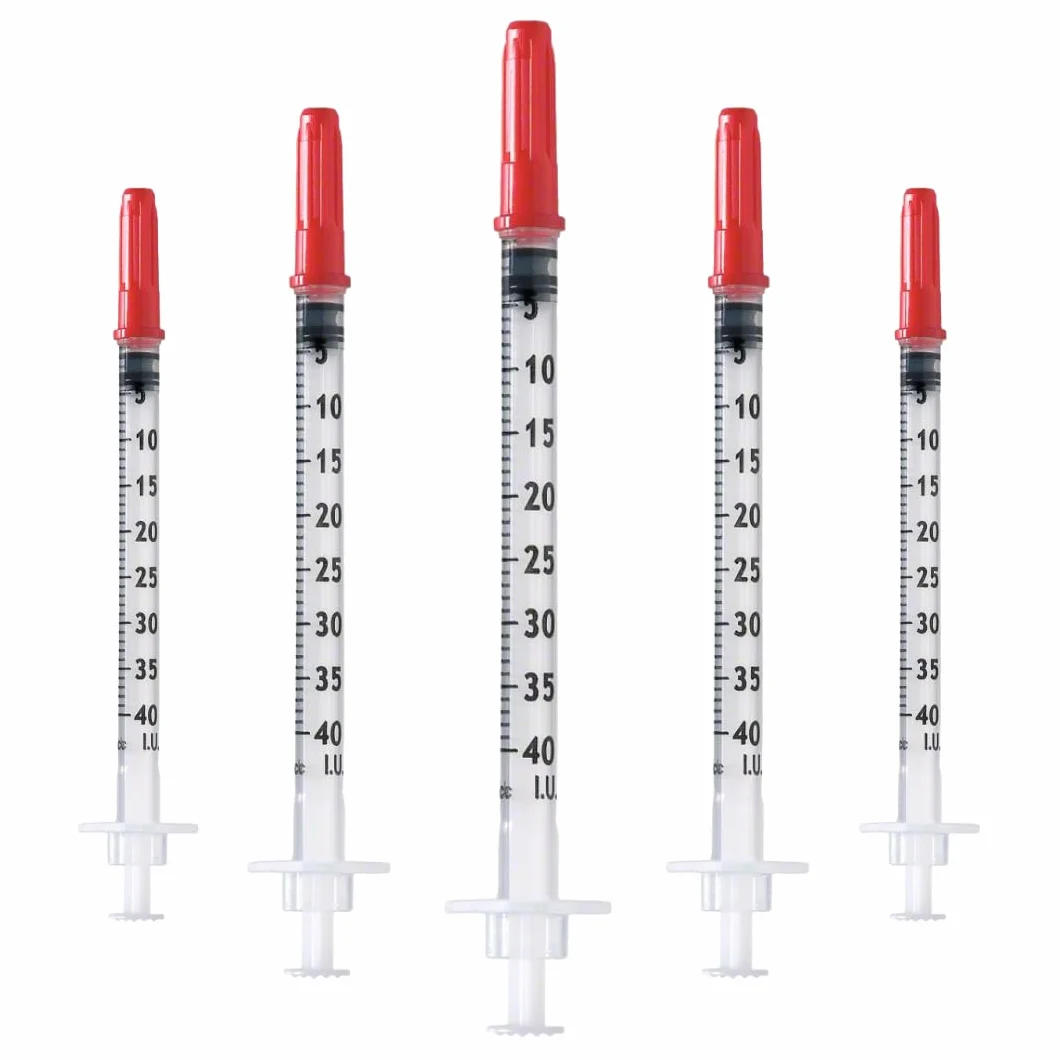 100 pezzi 1ml U40 Plastic Tube 29G x 1/2" (0,33 x 12,7 mm) – Confezionato singolarmente – Per la cura degli animali – Strumenti di misurazione e dosaggio multiuso precisi