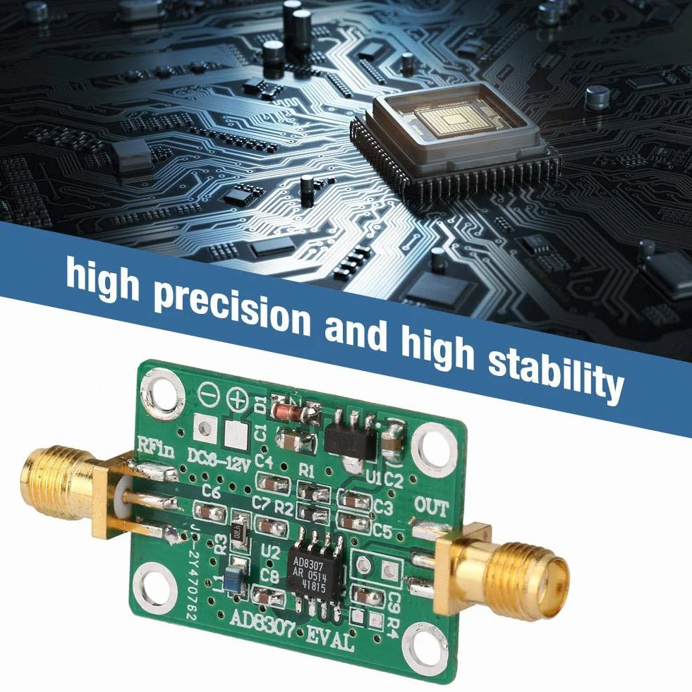 AD8307 RF Modulo Rivelatore Logaritmico RRSI Misuratore di potenza Logaritmica Test Rivelatore 0.1-600M -75 ~ + 15dBm Module