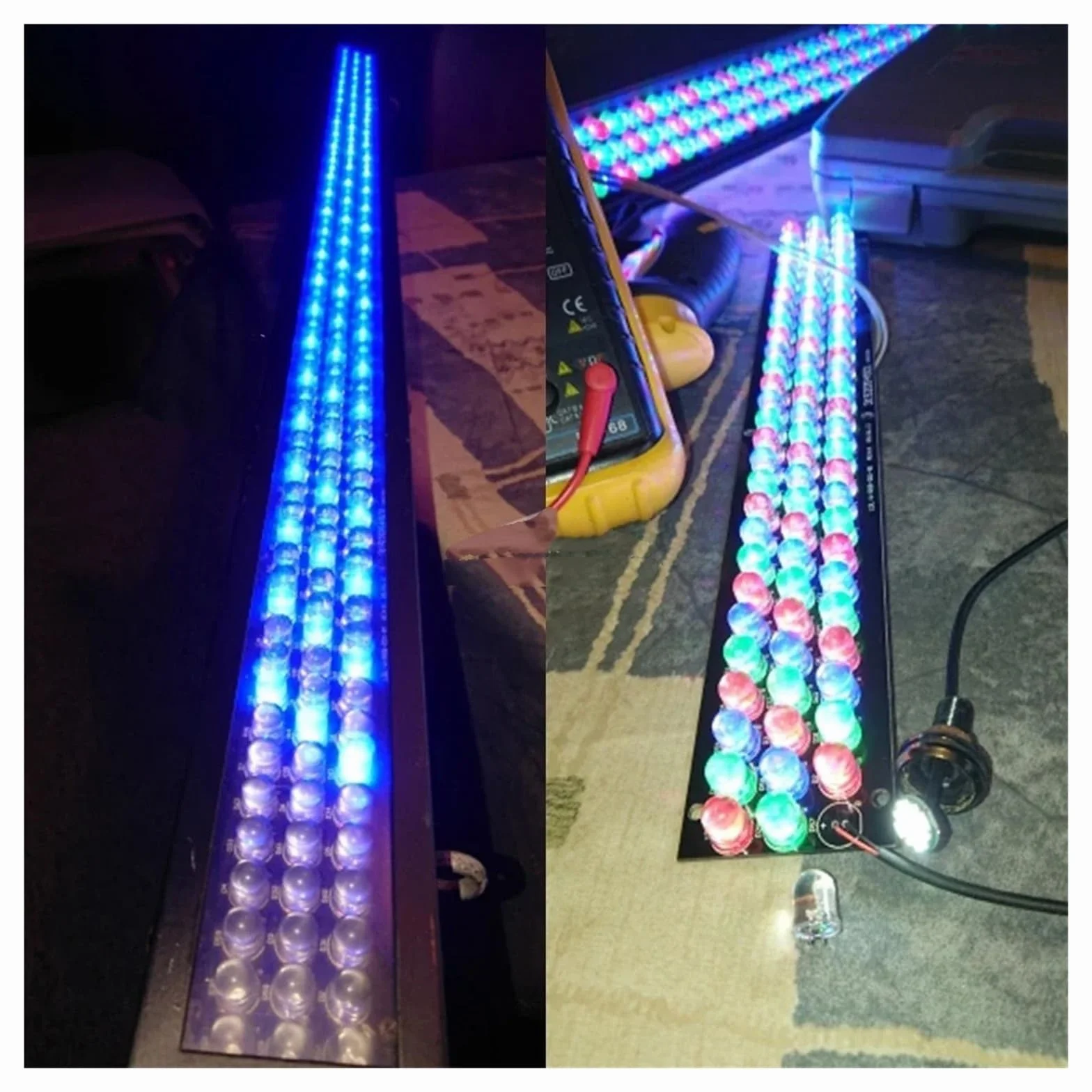 50-1000 pz 10mm rotondo rosso verde blu giallo bianco caldo diodi emettitori di luce chip LED lampada tallone 0.5 W 2.0-3.6 V luce decorativa(10mm Round Warm,1000PCS)