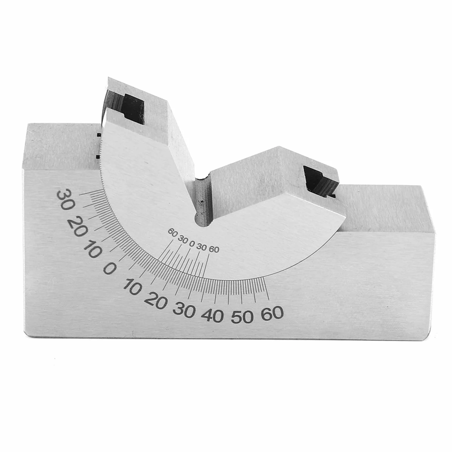 Fresatura a Blocco Ad Angolo V, 75 X 25 X 36 AP30 Blocco a V con Angolo Regolabile Misurazione di Precisione Micro Fresatura Regolazione Blocchi Angolari Pialla per Fresatrice