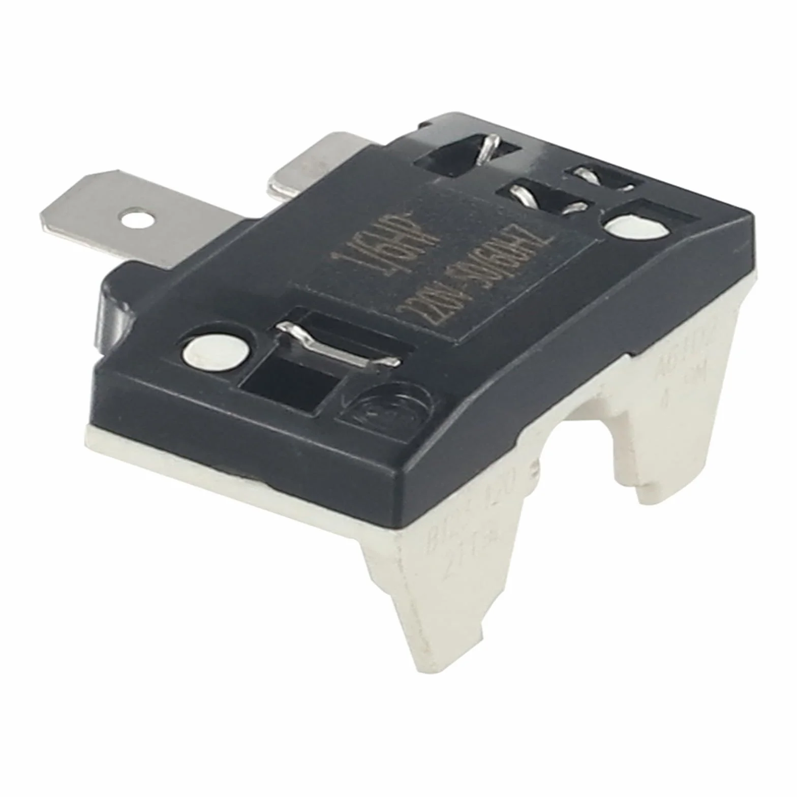 Interruttore di sovraccarico compressore frigorifero in acciaio inox e plastica relè di avviamento 110/220V 4TM Protector compatibile con 1/2-1/6 per motori HP (1/6HP)