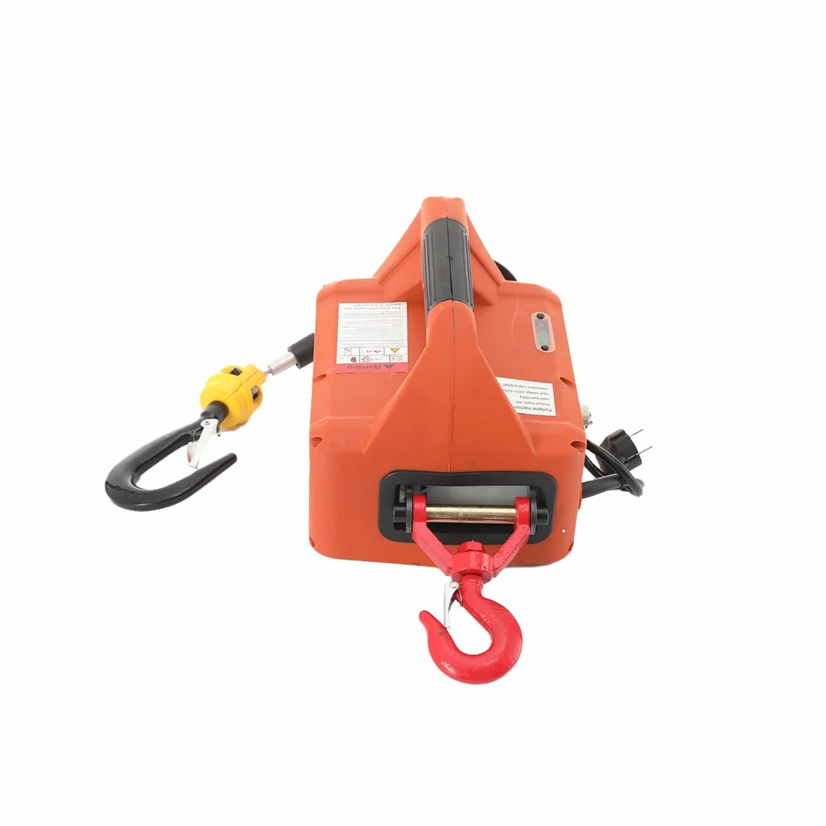 Paranco Elettrico Portatile Carico 500 kg, 3 in 1 Paranco Elettrico con Telecomando Senza Fili 7,6 m/25ft, 1500W Verricello Elettrico Gru di Sollevamento