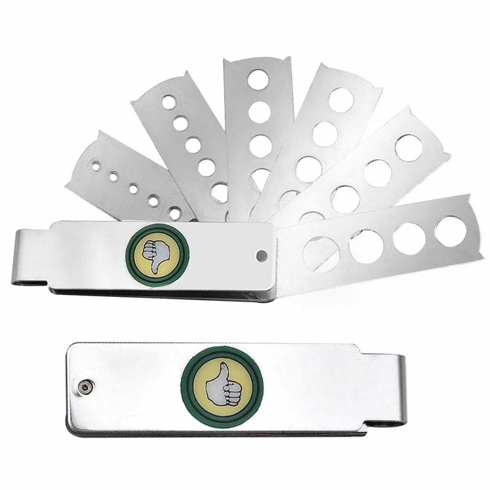 Strumento di misurazione gemma, strumento di misurazione del calibro del ventilatore del diamante Accessorio dell'attrezzatura di gioielleria per la misura della dimensione di gemma, diamante, pietra