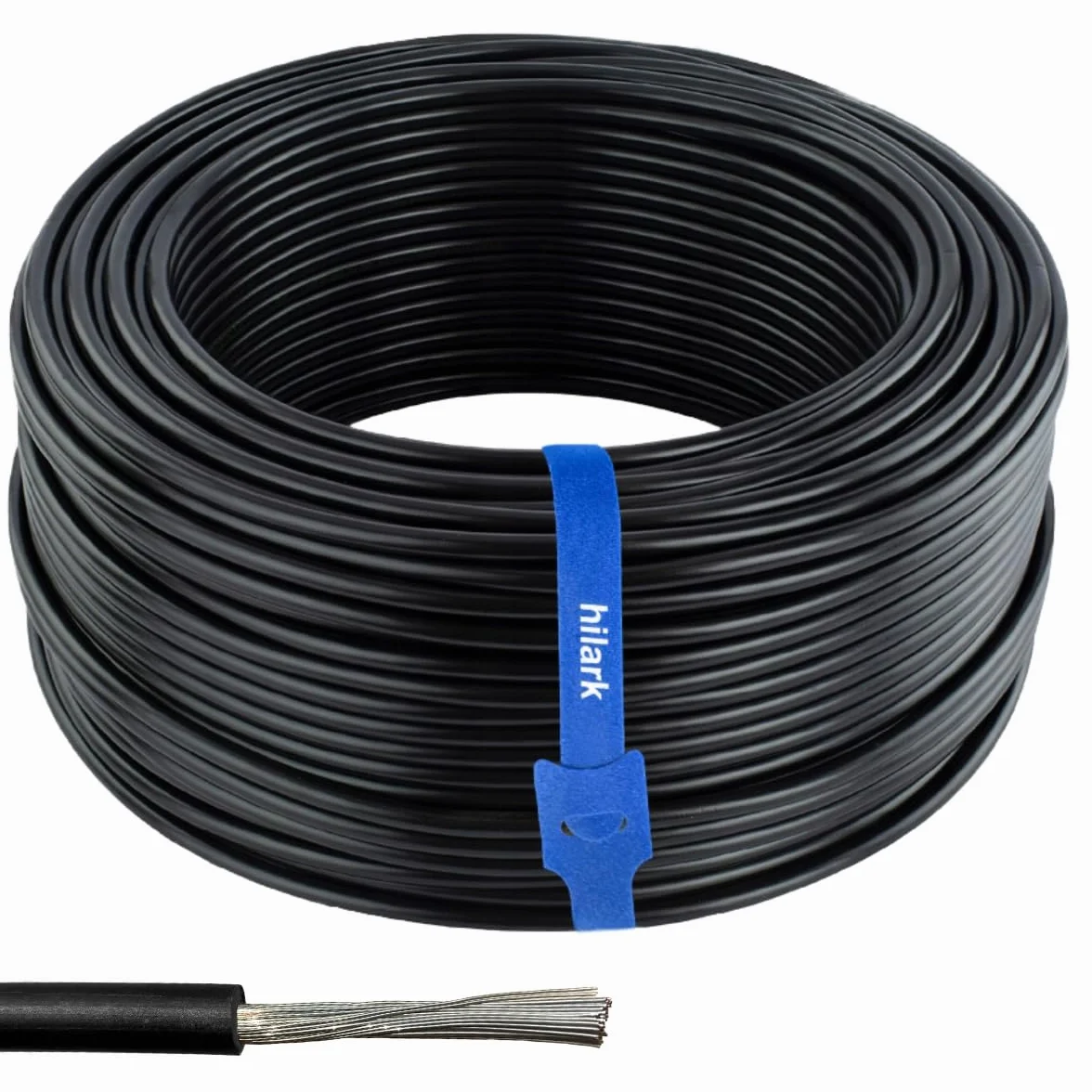Cavo solare fotovoltaico 1x6mm2 nero 50m