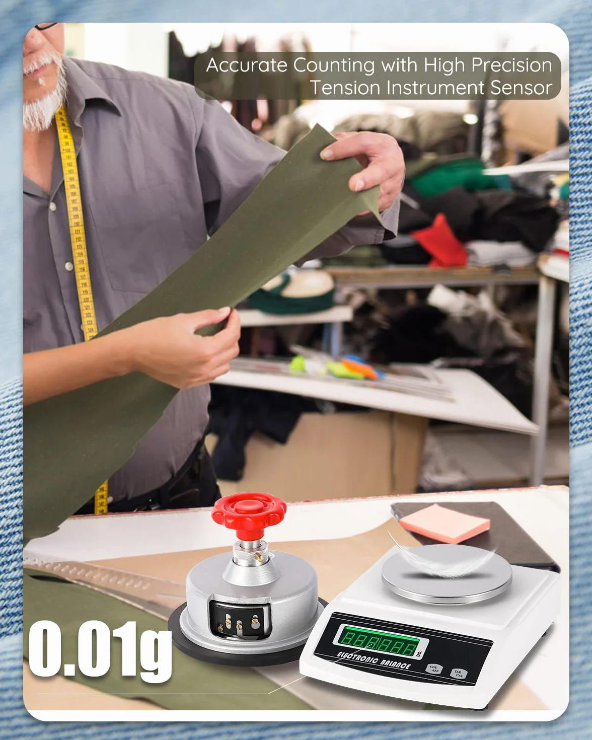 NEWTRY Bilancia digitale di precisione da laboratorio, bilancia di precisione con un campionatore di disco regolabile (600 g/0,01 g + campione)