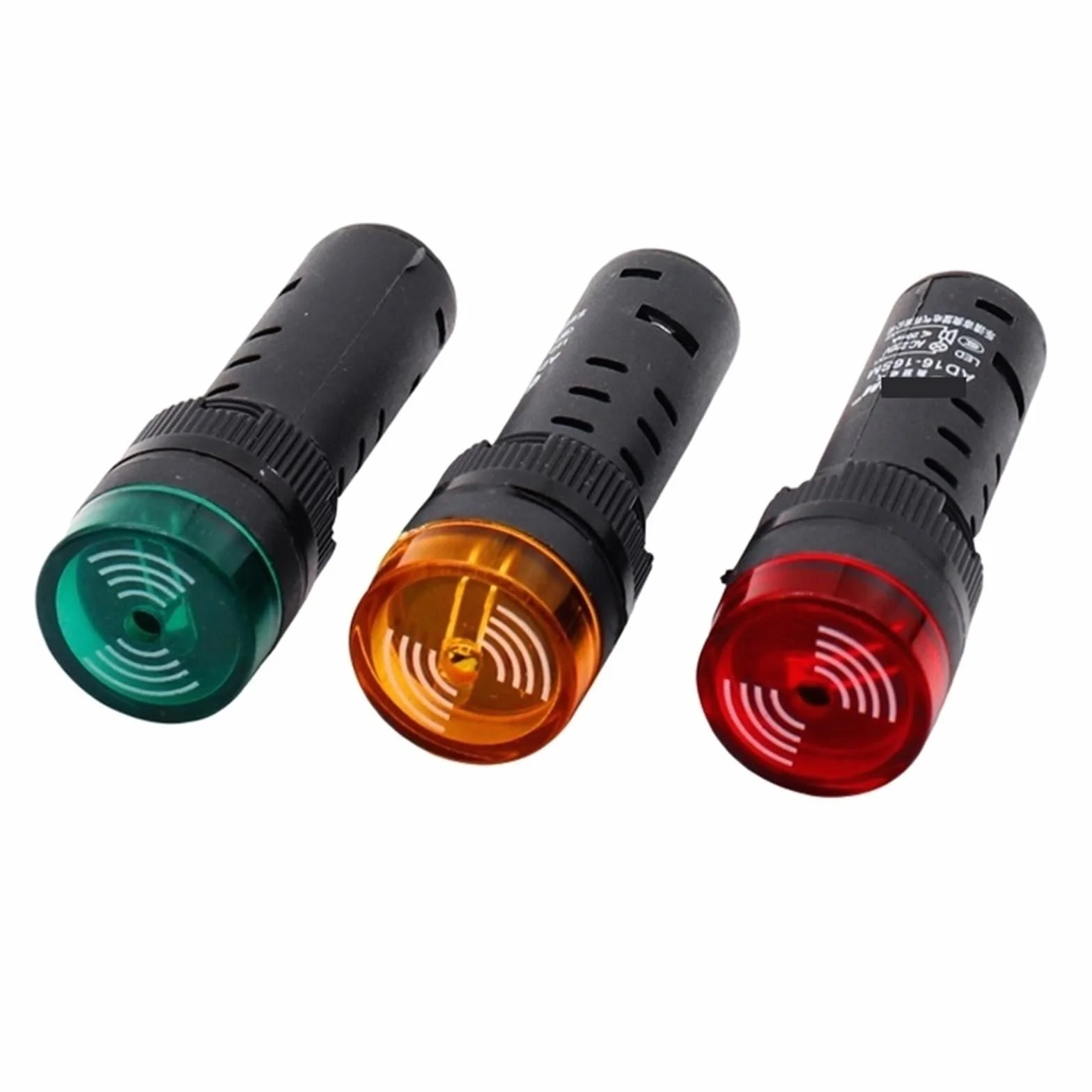 Segnale luminoso LED rosso AD16-16SM 12V 24V 110V 220V 380V Rosso Verde Giallo